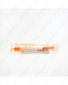 Syringe insuline Orange 100U 1ml 29G N1