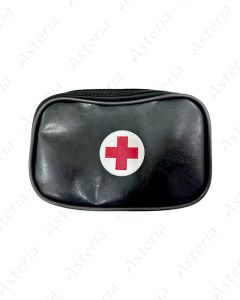 First aid kit leather black color N1