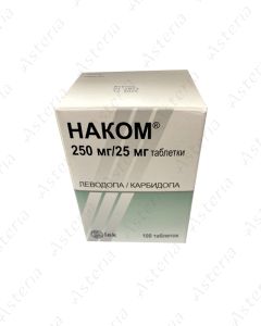 Nacom tablets 25mg/250mg N10