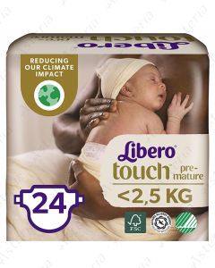 Libero Touch Pre baby diaper N0 0-3kg N24