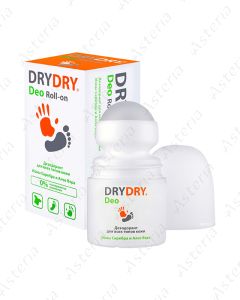 Dry Dry Deo Roll Halve and Silver Deodorant 50ml