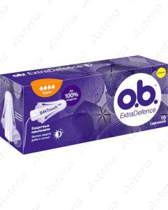 O.B. Hygienic pads ExtraDefence SilkTouch Super N16
