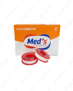 Meds tape with cloth ankle N18 5m x 1.25cm latex free
