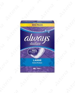 Always daily pads Platinum Large Extra protect N48