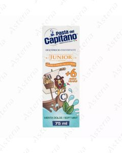Pasta del capitano toothpaste mint 6+ 75ml