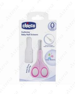Chicco pink scissor with lock 0M+