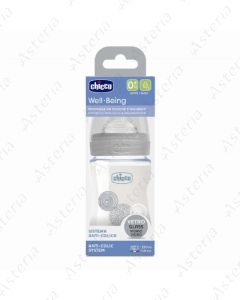 Chicco glass bottle Well-Being white 0M+ 150ml