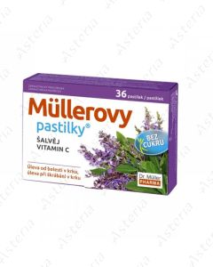 Mullerovy paste with sage and Vit. With no sugar N36