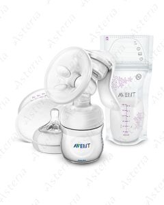 Avent breast pump for mother's milk mechanical with bag 330/50