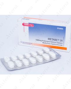 Metabet SR tablets 1000mg N28