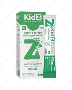 Kidz syrup with marshmallow and plantago, stick 10ml N10