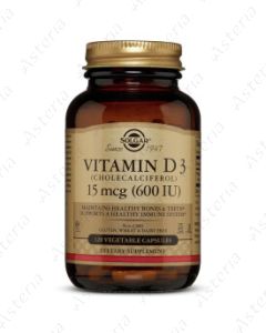 Solgar vitamin D3 600IU capsule N120
