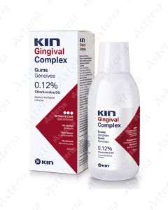 KIN Gingival complex 0,12% chlorhexidine, allantoin, panthenol 250 ml 0826