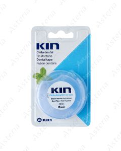 KIN teeth cleaning wax strip with menthol and fluoride 50m 8959