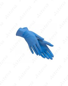 Nitrile blue glove L N100