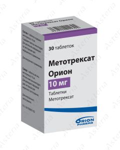 Methotrexate Orion Tablets 10mg N30