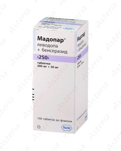 Madopar tablet 200mg/50mg N100