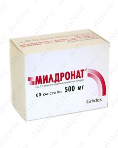 Mildronate capsules 500mg N60