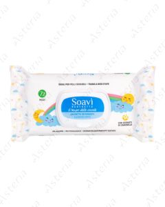 Meds Soavi wet baby wipes super soft, with chamomile, with valve N72