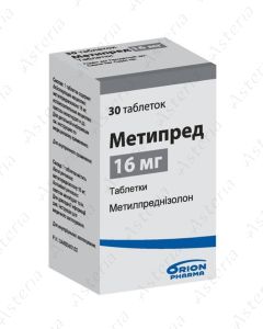 Metypred tablets 16mg N30