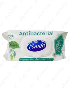 Smile antibacterial խոնավ անձեռոցիկ N100