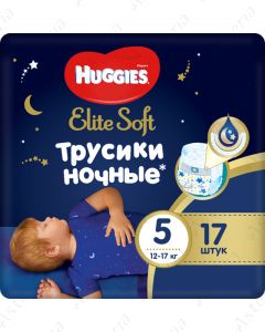 Huggies Elite soft N5 գիշերային անդրավարտիք 12-17կգ N17