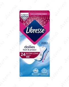 Libresse ամենօրյա միջադիր Dailies fresh & protect Long N24