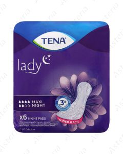 Tena Lady Maxi Night ուրոլոգիական միջադիրներ N6