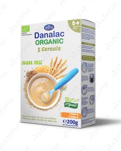 Danalac Organic շիլա առանց կաթ վարսակ  200գ